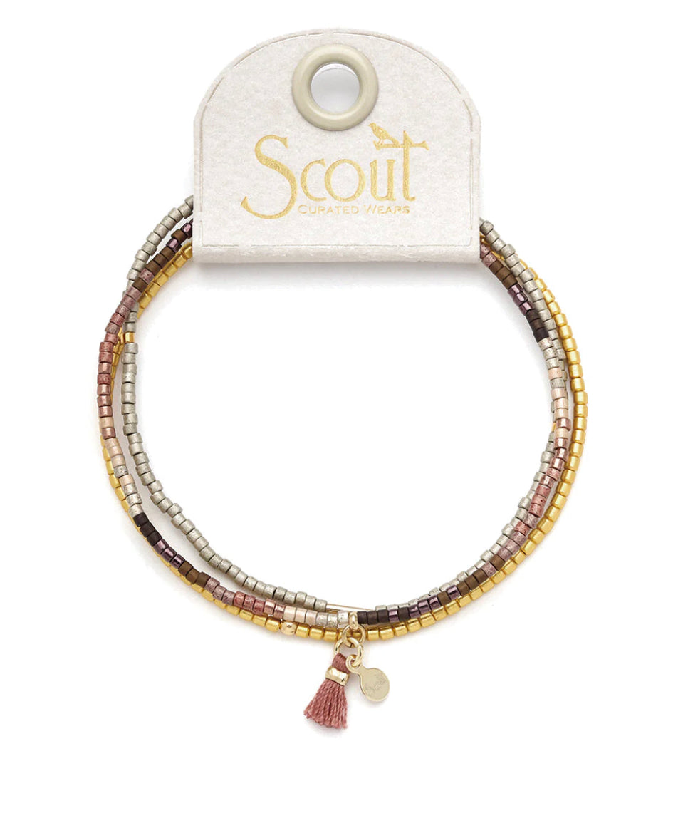 Scout Chromacolor Miyuki Bracelet Trio - Bronze Multi/Gold