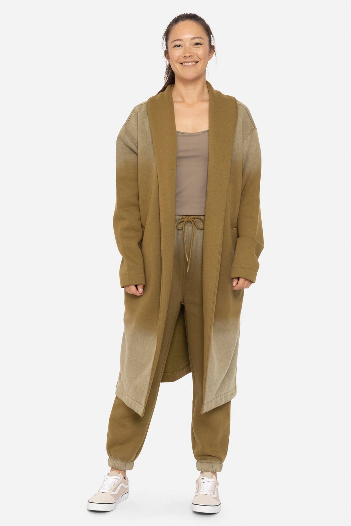 Longline Ombre Spray Cardigan