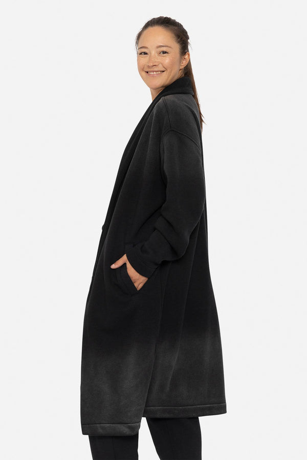 Longline Ombre Spray Cardigan