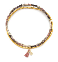 Scout Chromacolor Miyuki Bracelet Trio - Bronze Multi/Gold