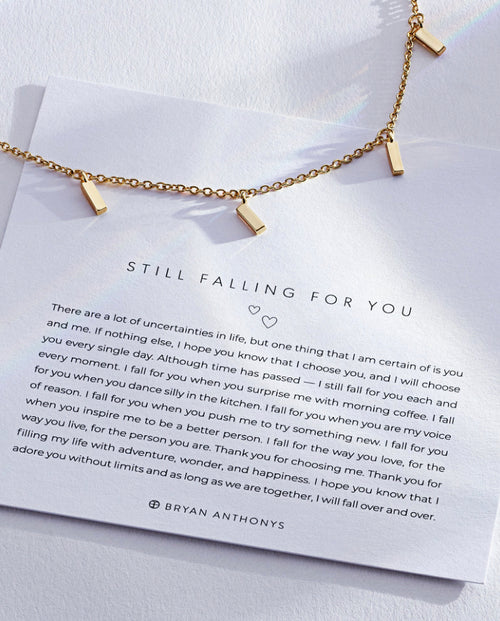 Bryan Anthonys Still Falling For You Gold Necklace
