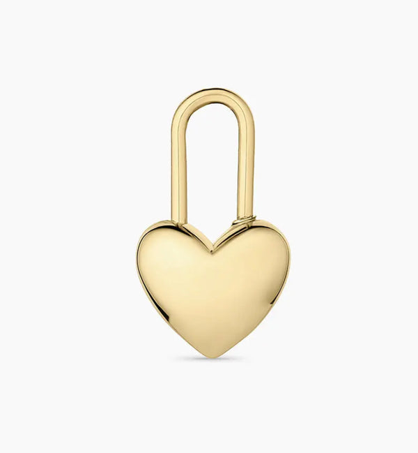 Gorjana Heart Padlock Charm