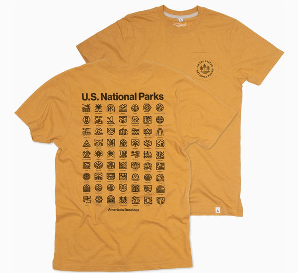 The Landmark Project - U.S. National Parks Pocket Tee