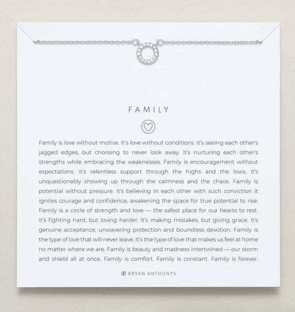 Bryan Anthonys Family Necklace - Silver