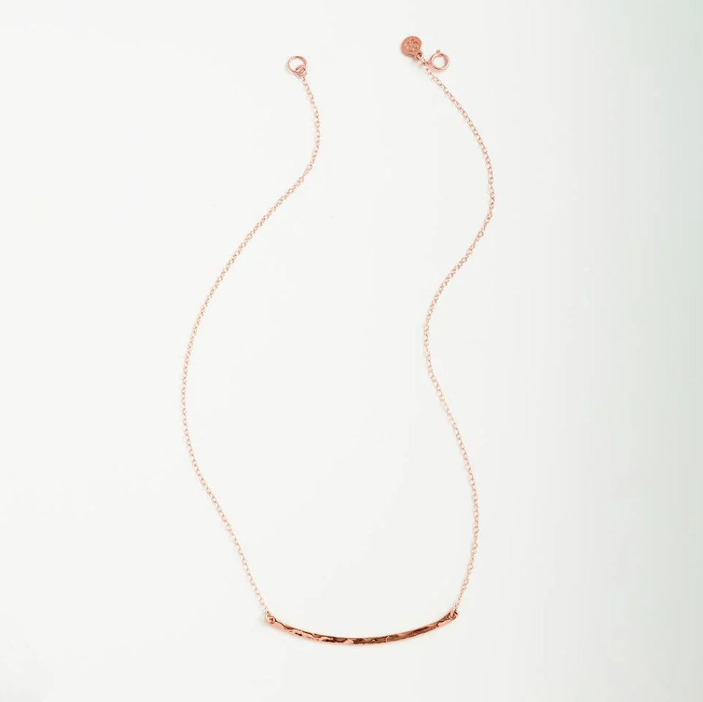 Gorjana - Taner Bar Small Necklace - Rose Gold