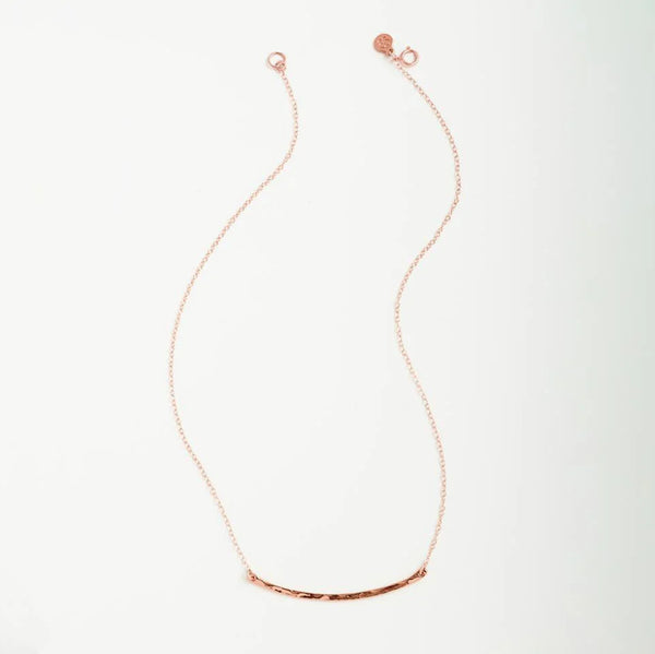 Gorjana - Taner Bar Small Necklace - Rose Gold