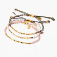 Gorjana Power Gemstone Bracelet - Rose Quartz