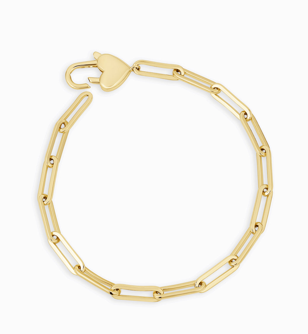 Gorjana Heart Padlock Bracelet