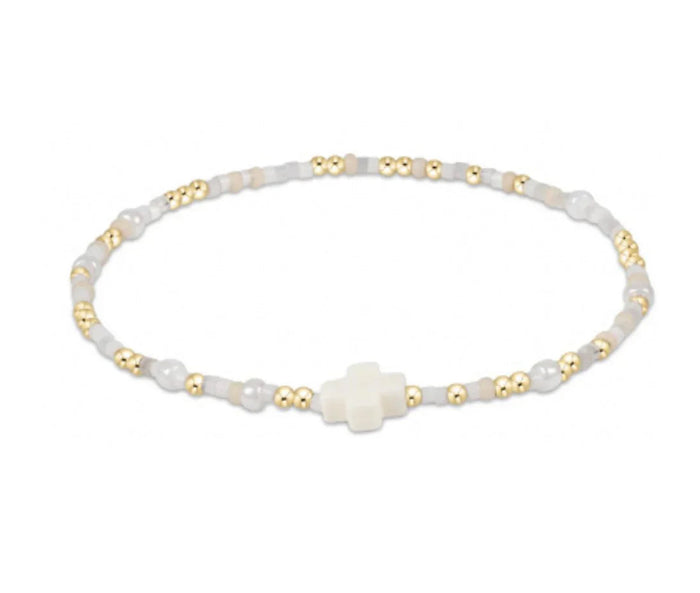 Enewton  Hope Unwritten Signature Cross Bracelet Call Me On My Shellphone