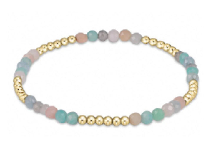 Enewton Blissful Pattern 2.5mm Bead Gemstone Bracelet - Hot Mess SS25