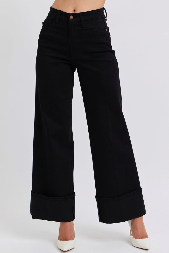 Judy Blue High Waisted Retro Jean With Cuff