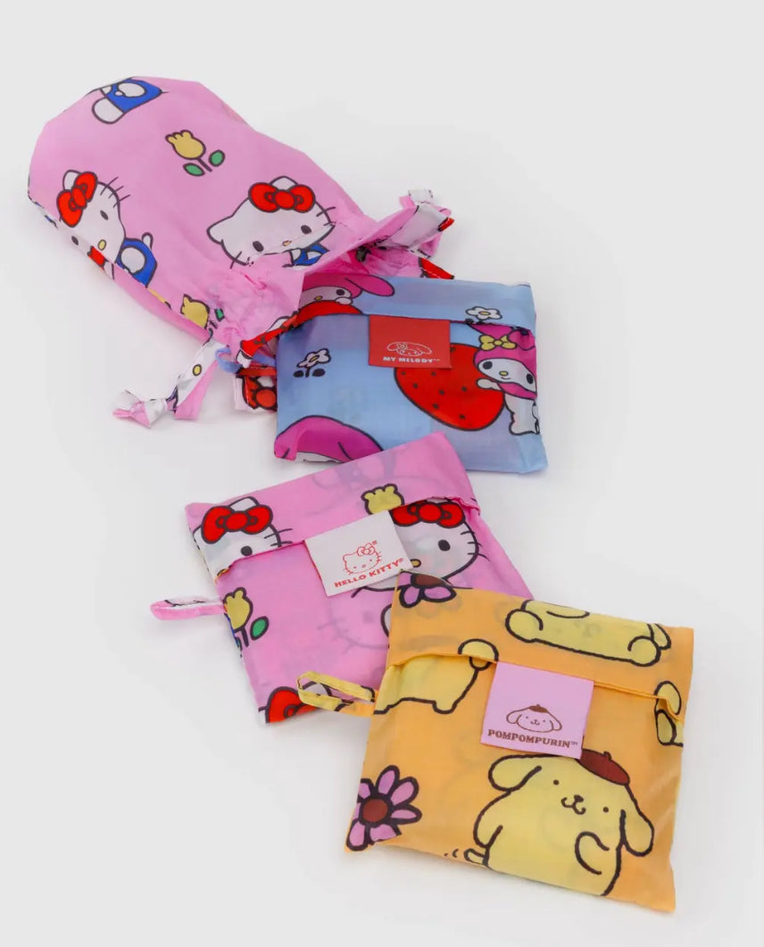 Baggu Standard Baggu Set Of 3 - Hello Kitty & Friends Floral