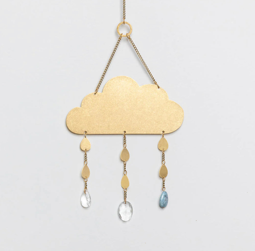 Scout Suncatcher - Cloud/Blue Howlite