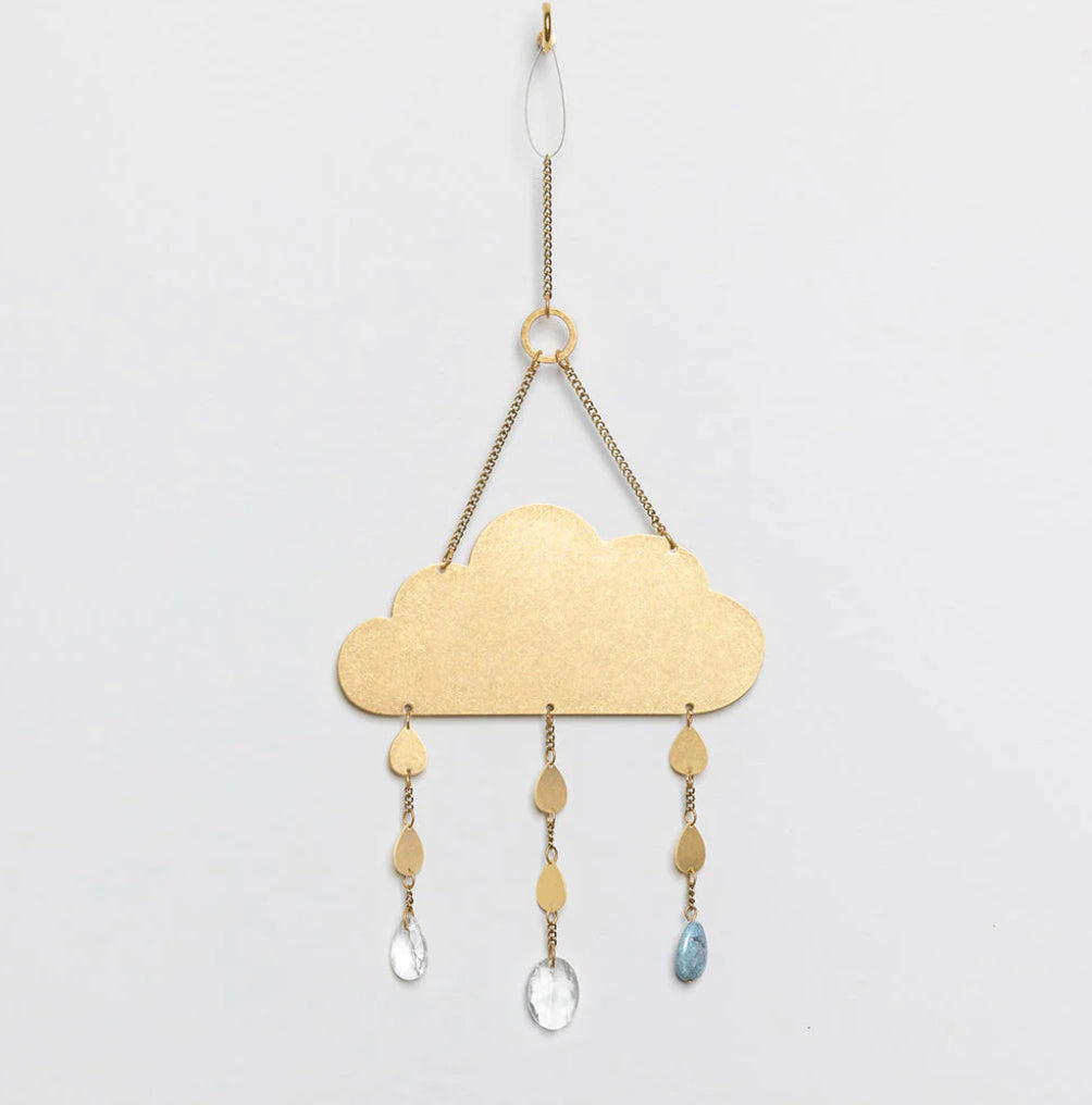 Scout Suncatcher - Cloud/Blue Howlite