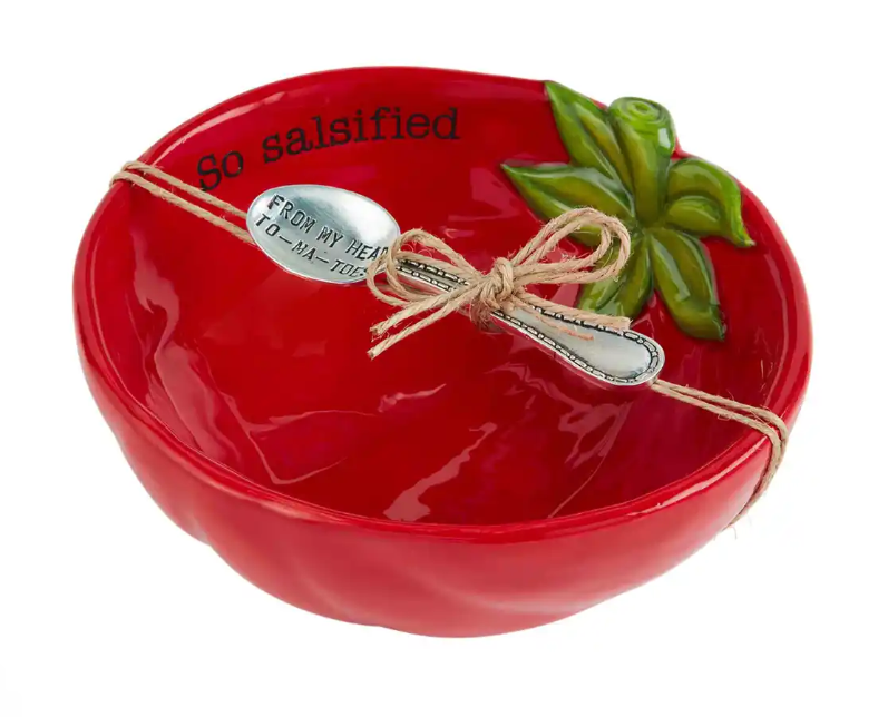 Mud Pie Tomatoe or Avacado Dip Bowl Set - The Boutique at Fresh