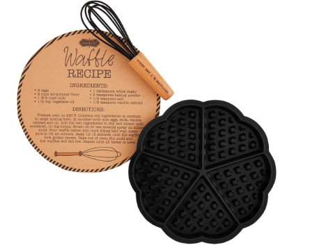 Mud Pie Waffle Silicone Mold and Recipe