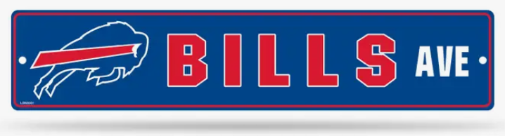 Buffalo Bills NFL Street Sign