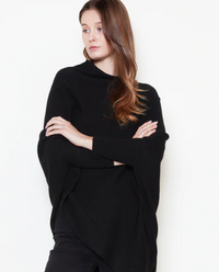 Look by M Basic Triangle Poncho with Sleeves - The Boutique at Fresh