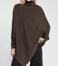 Look by M Basic Triangle Poncho with Sleeves - The Boutique at Fresh