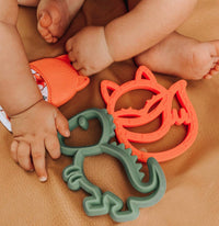 Chew Crew™ Silicone Baby Teethers - Fox
