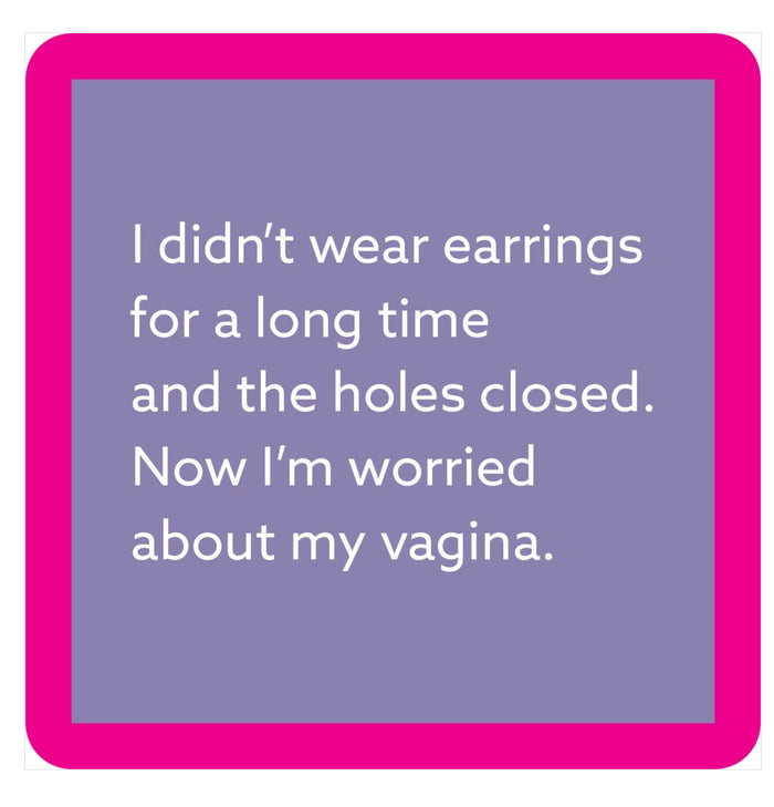 Drinks On Me Coaster - Hole Closed