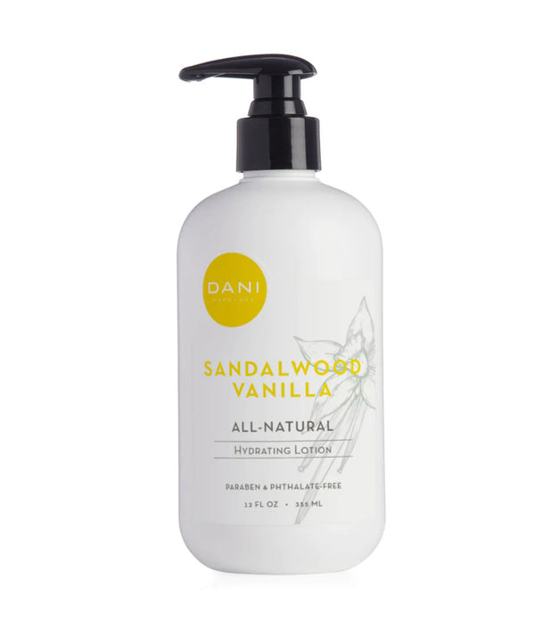 Dani Naturals Sandalwood Vanilla Hydrating Lotion