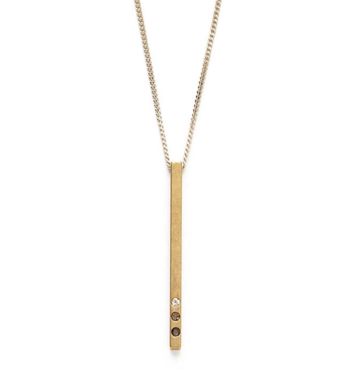 Amano Studio Brass Rod Necklace