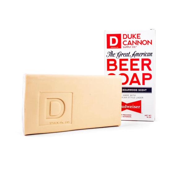 Duke Cannon Great American Beer Soap - Made With Budweiser