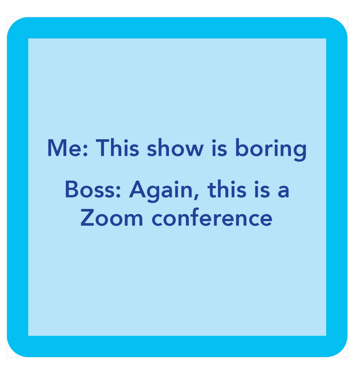 Drinks On Me Coaster - Zoom