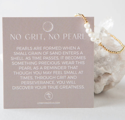 Lenny & Eva Lily Stretch Bracelet - Pearl