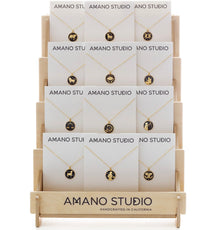 Amano Studio Black Enamel Zodiac Necklace