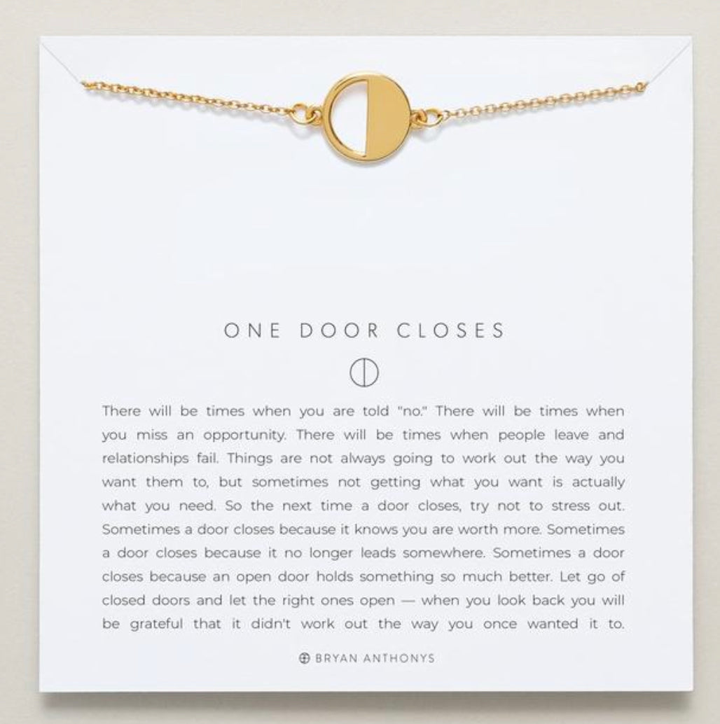 Bryan Anthonys One Door Closes Gold Necklace