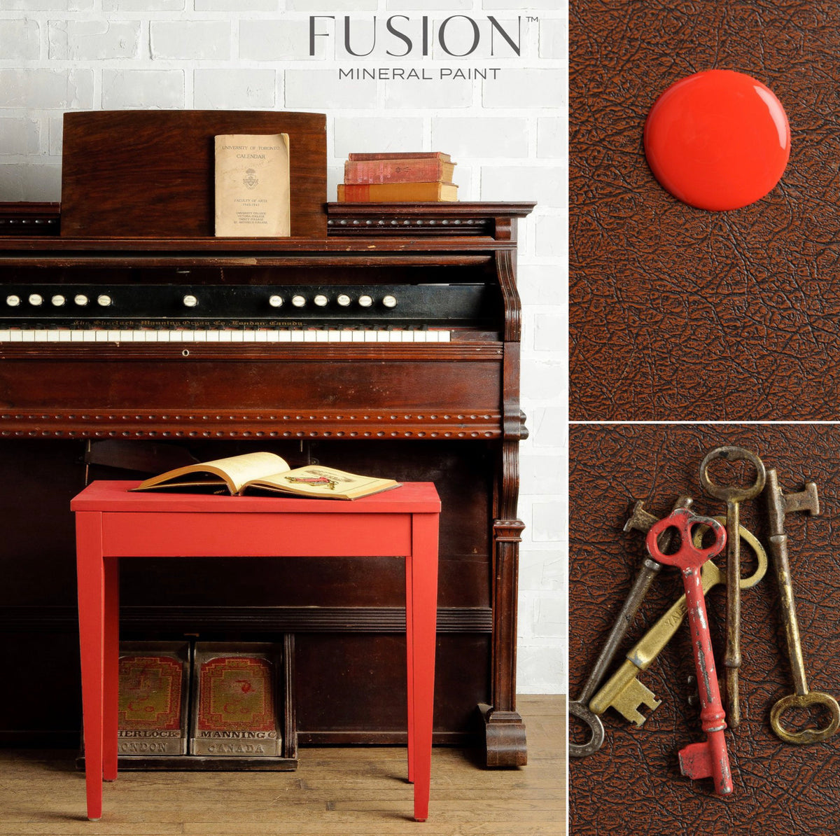 Fusion Mineral Paint - Fort York Red