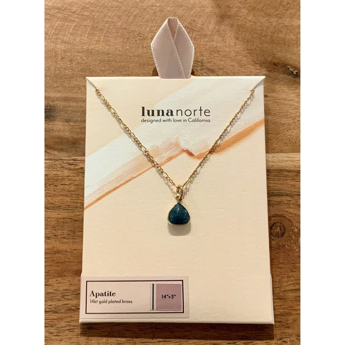 Luna Norte Apatite Pendant Necklace