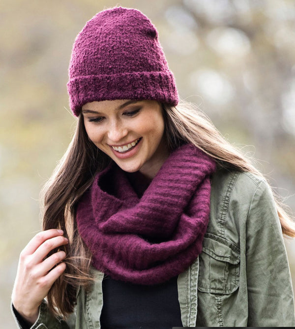 Britts Knits Common Good Beanie Hat - Wine