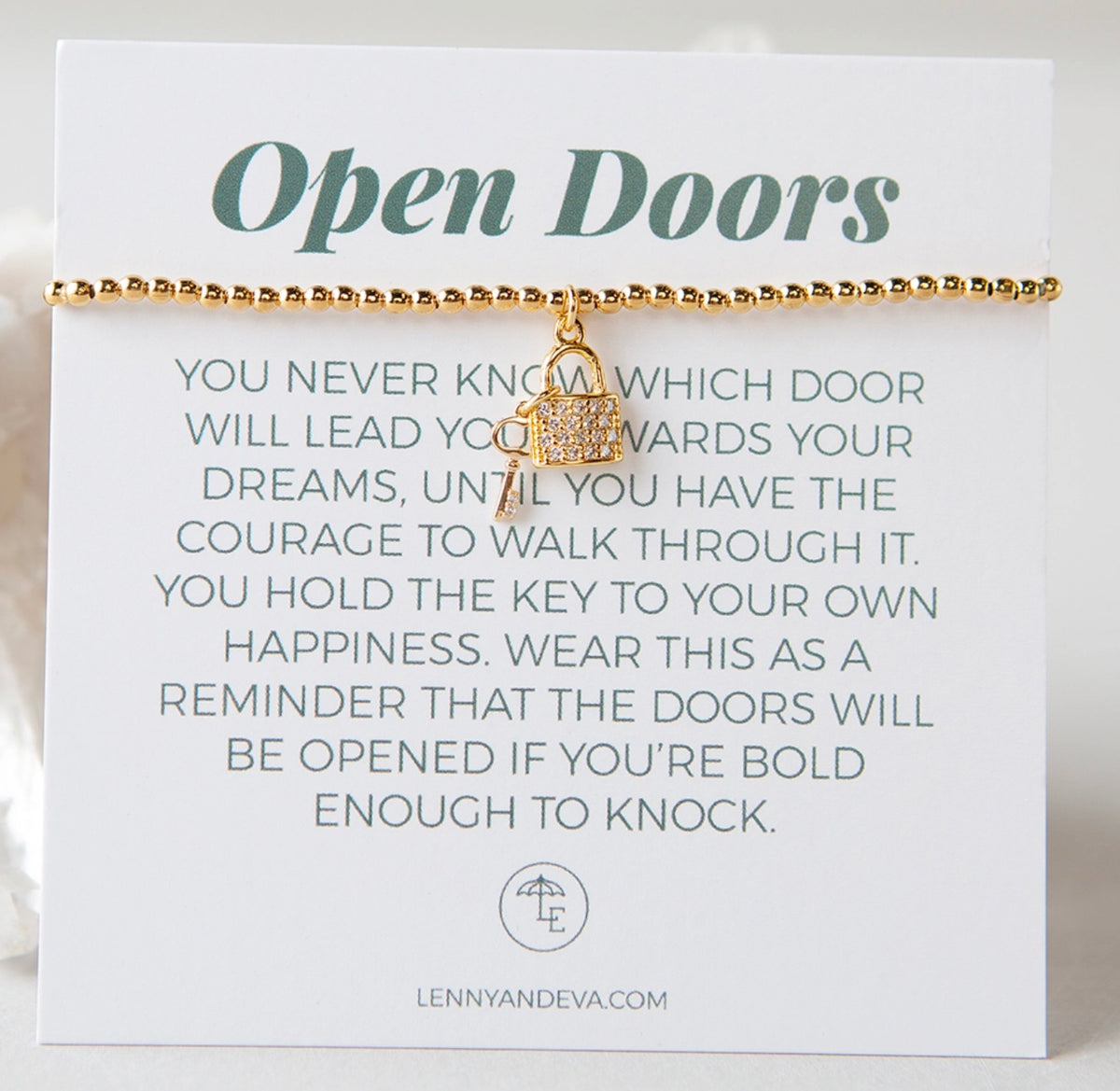 Lenny & Eva Intention Bracelet - Open Doors