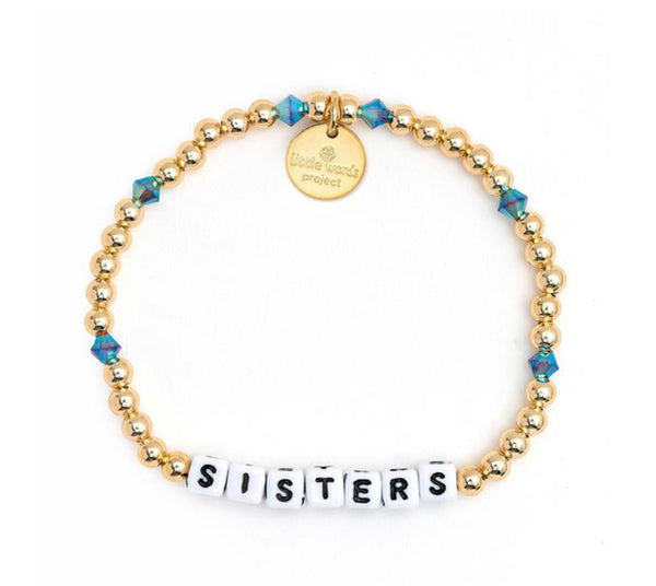 Little Words Project - SISTERS Gold Filled and Crystal