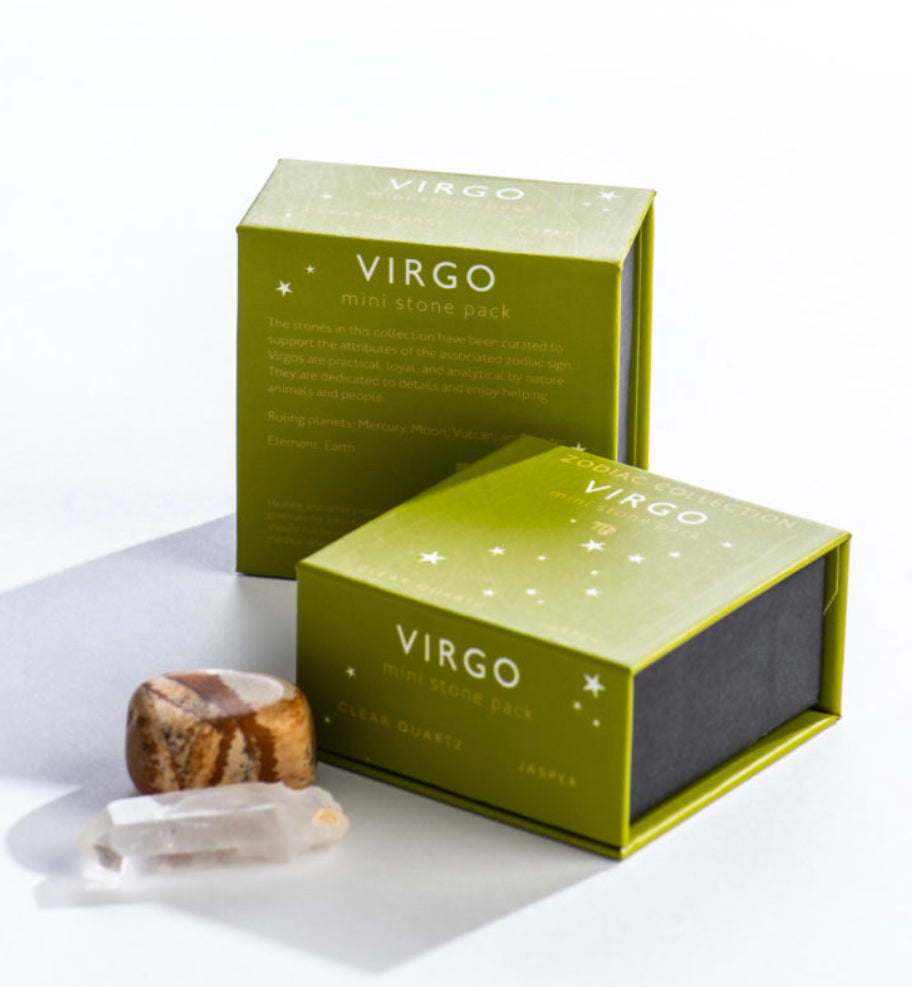 Shoppe Geo Virgo Zodiac Mini Stone Pack