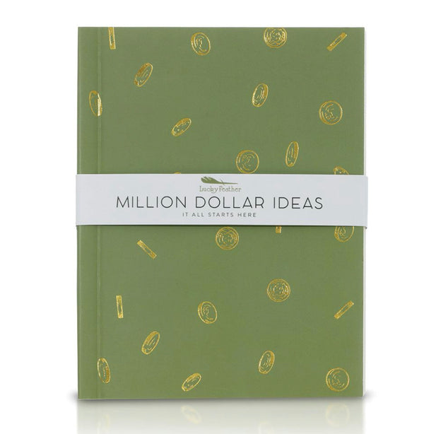 Gifting Journal - Million Dollar Ideas Lucky Feather