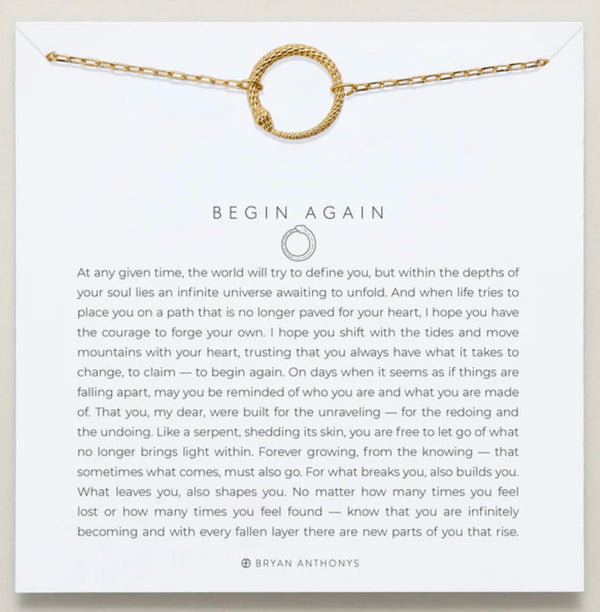 Bryan Anthonys Begin Again Gold Necklace