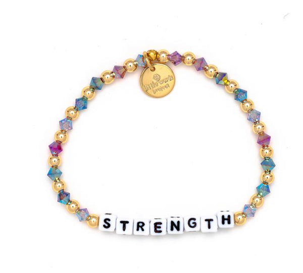 Little Words Project - STRENGTH Gold Filled and Crystal