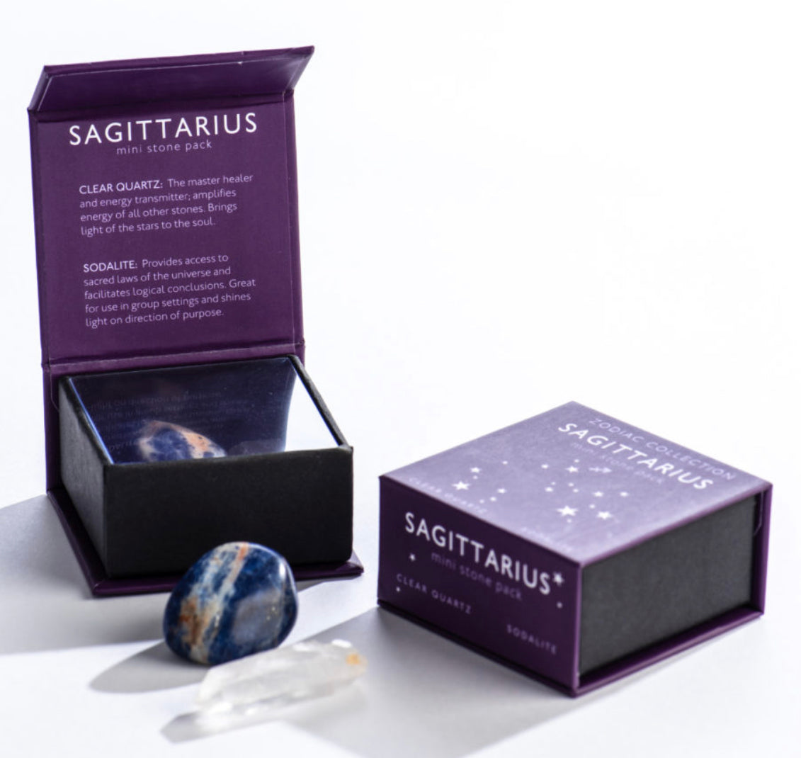 Shoppe Geo Sagittarius Zodiac Mini Stone Pack