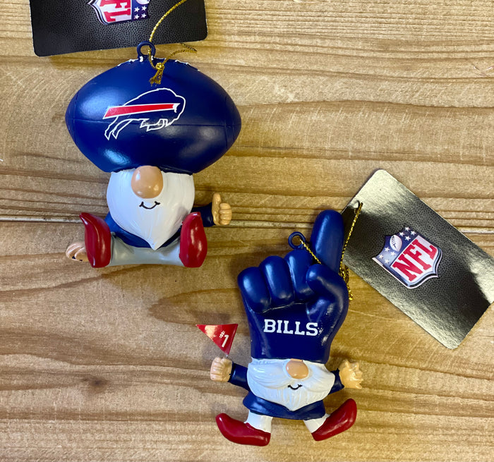 Buffalo Bills Gnome Football & #1 Fan Ornament