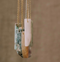 Scout Stone Point Necklace - Picasso Jasper Stone Of Creativity