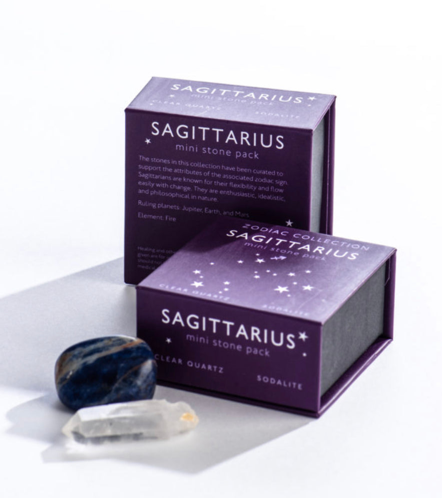 Shoppe Geo Sagittarius Zodiac Mini Stone Pack