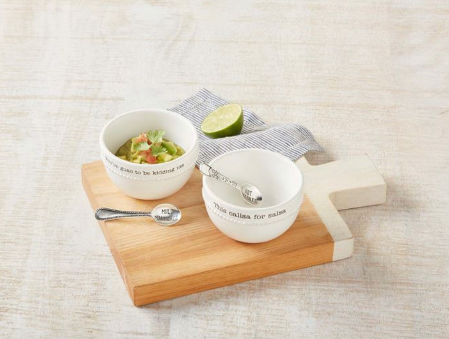 Mud Pie Salsa & Guac Dip Set