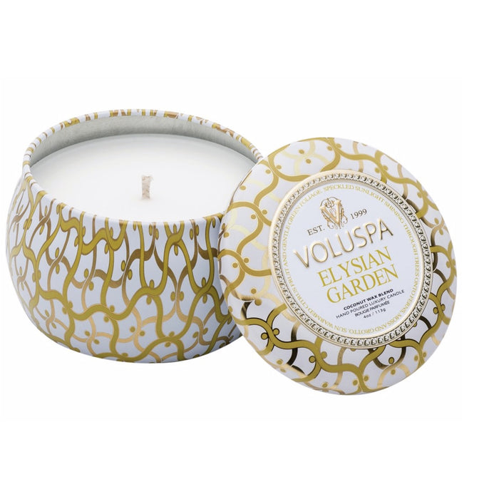 Voluspa Elysian Garden Petite Tin Candle