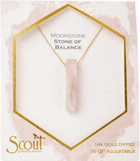 Scout Stone Point Necklace Moonstone Stone Of Balance