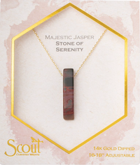 Scout Stone Point Necklace Majestic Jasper Stone Of Serenity