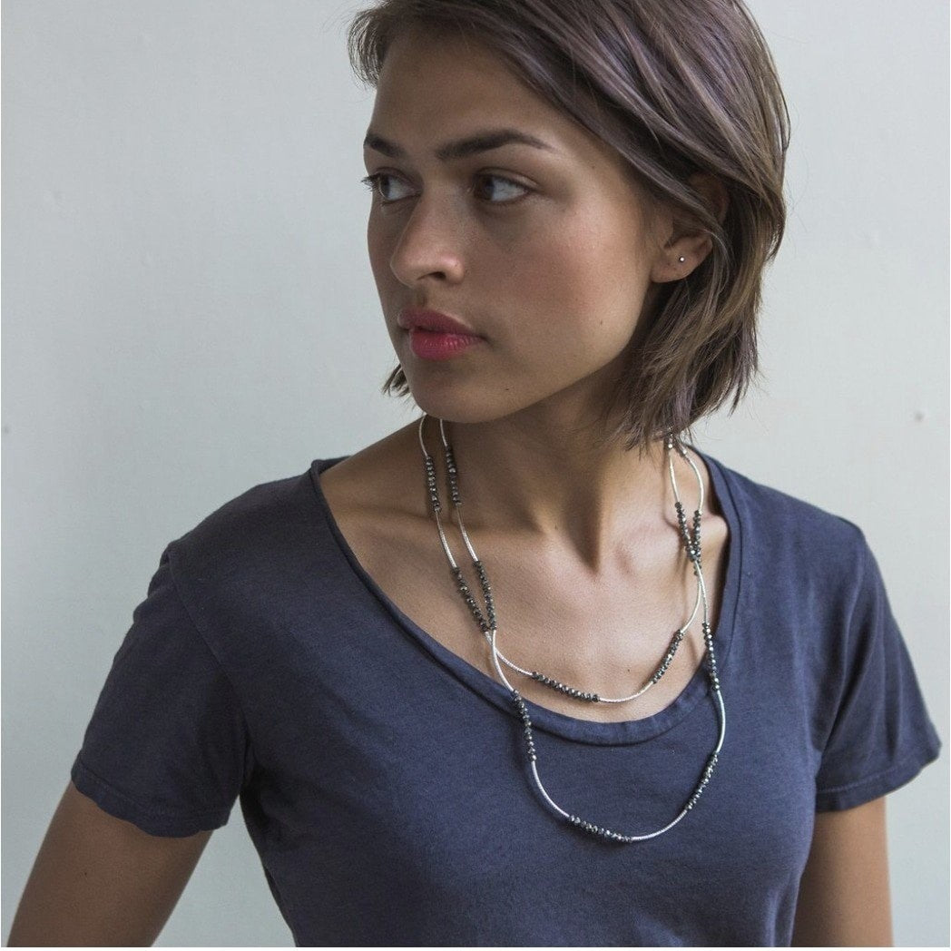 Scout Curated Wears Scout Wrap Bracelet to Necklace Oyster and Gold